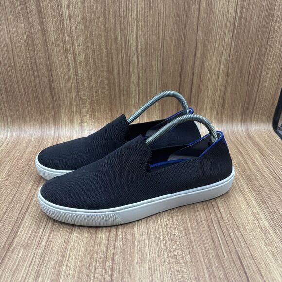 Rothy’s The Original Slip On Sneaker Black Women’s Size 9.5 - Picture 4 of 9